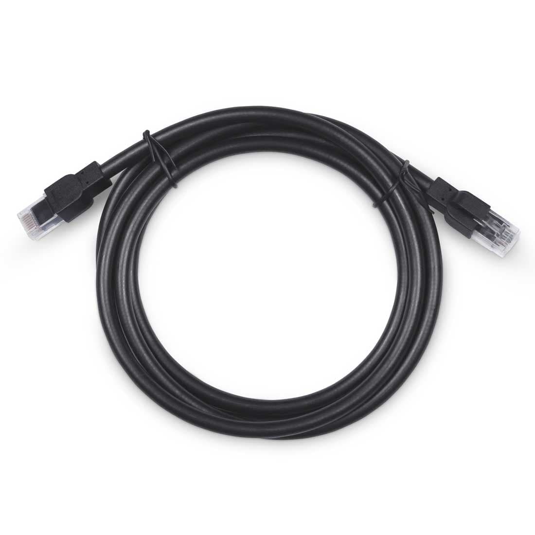 Cabeus PC-ARM-UTP-RJ45-Cat.6a-1.5m-PE Патч-корд U/UTP, категория 6a, 2xRJ45/8p8c, неэкранированный, армированный гофрированной стальной лентой, черный, РЕ, внешний, 1.5м