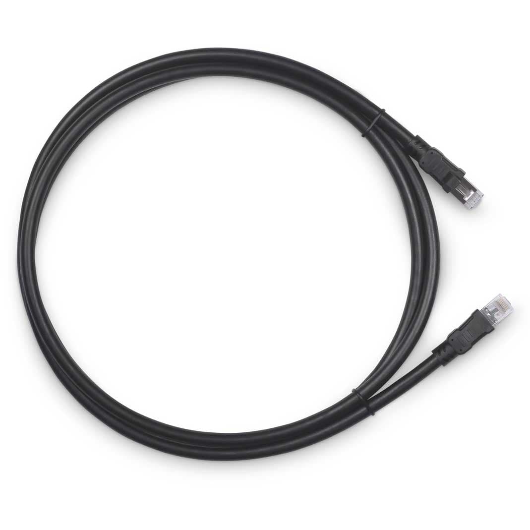 Cabeus PC-ARM-FTP-RJ45-Cat.6a-0.5m-PE Патч-корд F/UTP, категория 6a, 2xRJ45/8p8c, экранированный, армированный гофрированной стальной лентой, черный, РЕ, внешний, 0.5м
