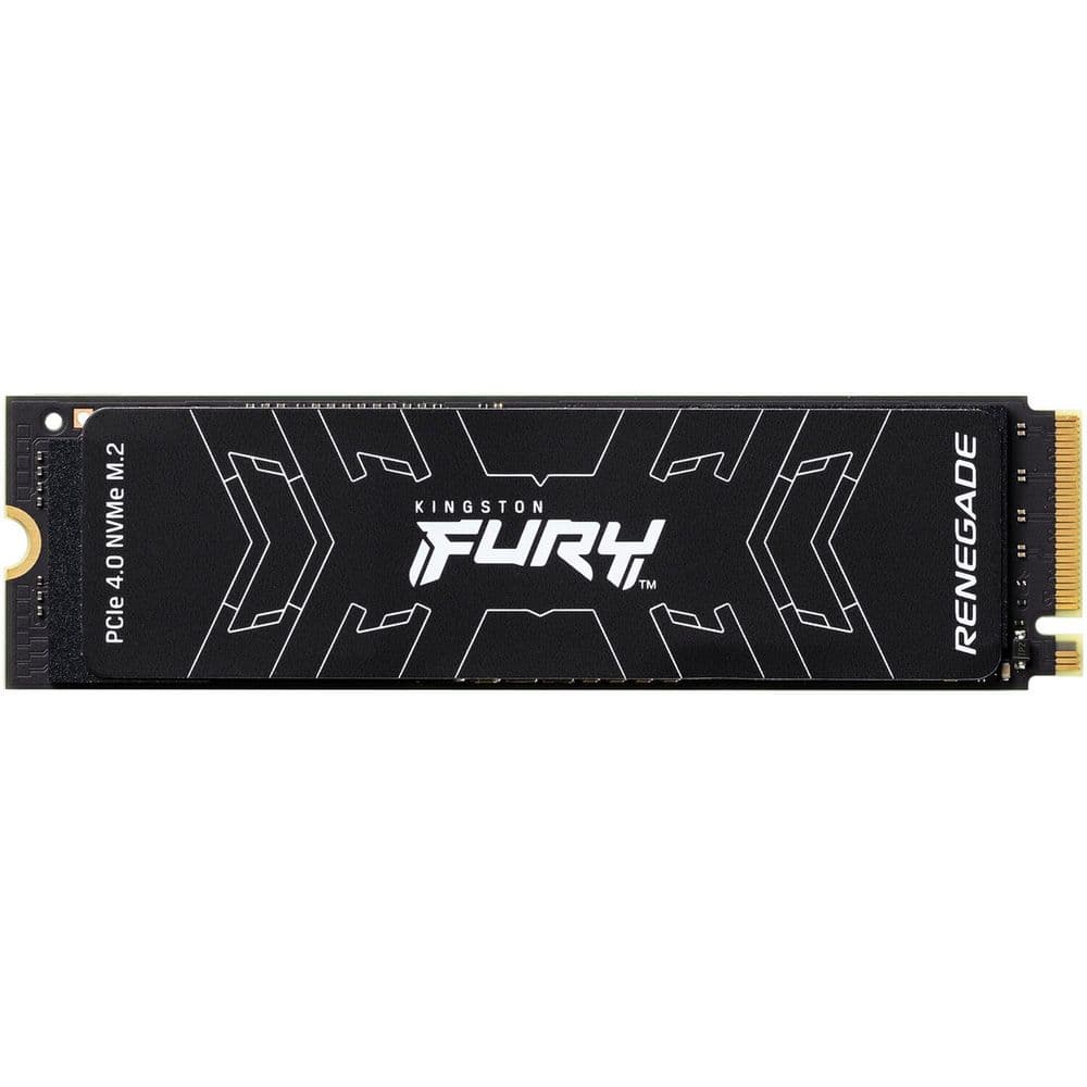 Твердотельный накопитель SSD Kingston M.2 2280 1TBGB FURY Renegade Client SSD SFYRS/1000G PCIe 4.0 NVMe, 7300/6000 900/1000K, MTBF 1.8M, 3D TLC, 1000TBW, 0.55DWPD, with Heat Spreader (5 лет)
