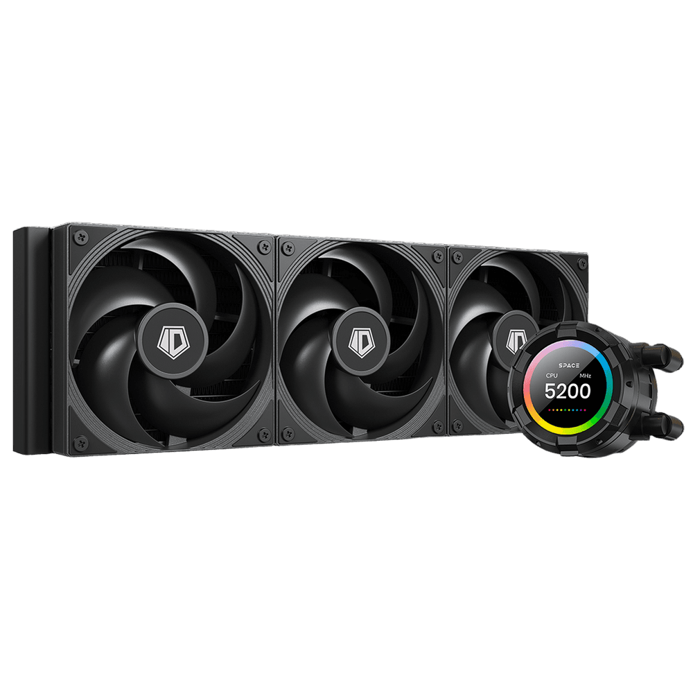 Жидкостная система охлаждения ID-Cooling SL360 PRO SE /LCD SCREEN /350W /all Intel /all AMD 