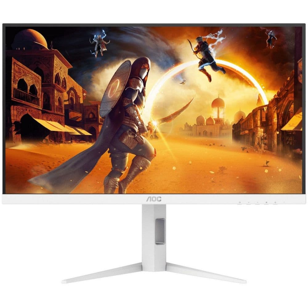Монитор 27" AOC Q27G4/WS  White/Silver  (IPS, 2560x1440, 200Hz, 0.3 ms, 178°/178°, 450 cd/m, 1000:1, +HDMI 2.0, +DisplayPort 1.4, Pivot)