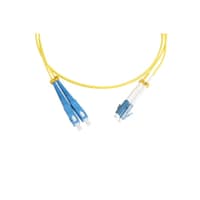 Кабель Hyperline FC-D2-9-LC/UR-SC/UR-H-1M-LSZH-YL Патч-корд волоконно-оптический (шнур) SM 9/125 (OS2), LC/UPC-SC/UPC, 2.0 мм, duplex, LSZH, 1 м - фото 4