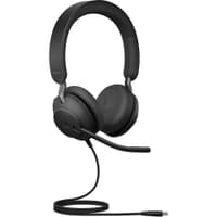 Jabra 24189-999-899 Наушники с микрофоном Jabra Evolve2 40 SE черный 1.5м накладные оголовье (24189-999-899) - фото 5
