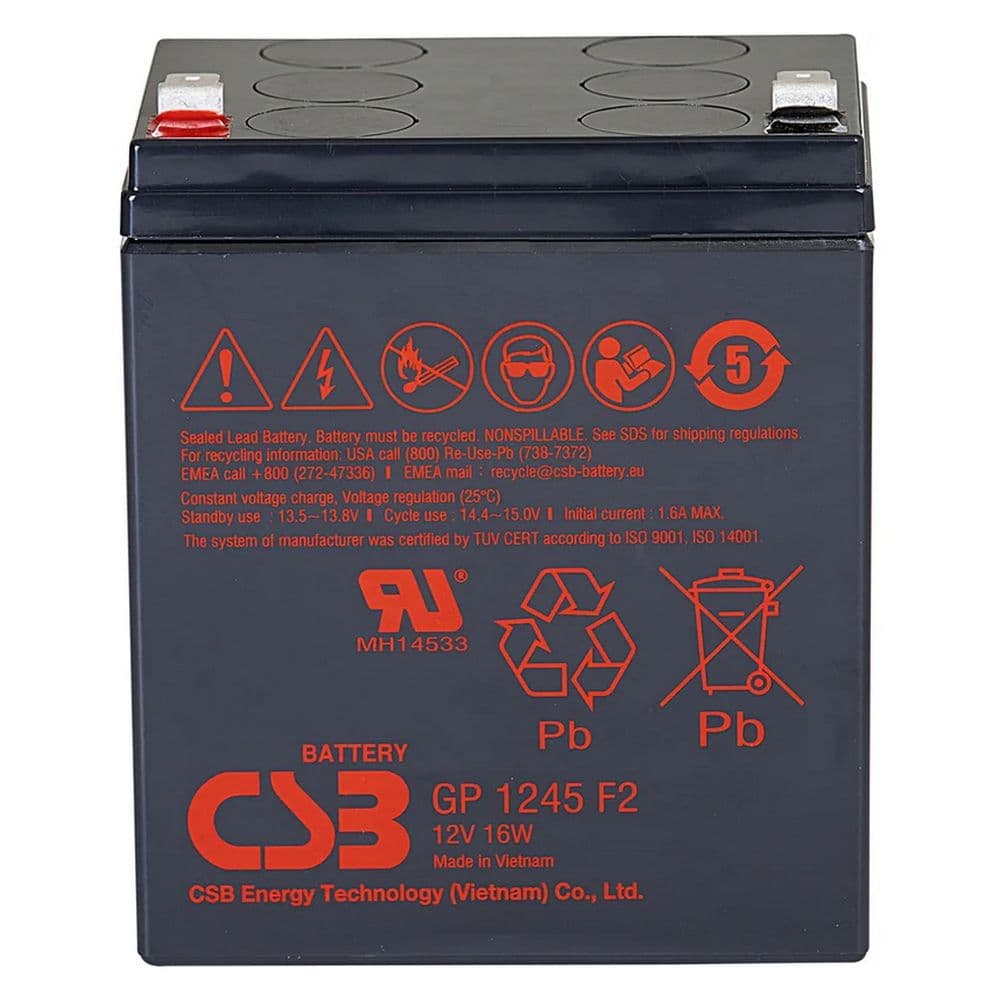 Аккумулятор CSB GP1245 (12V16W)