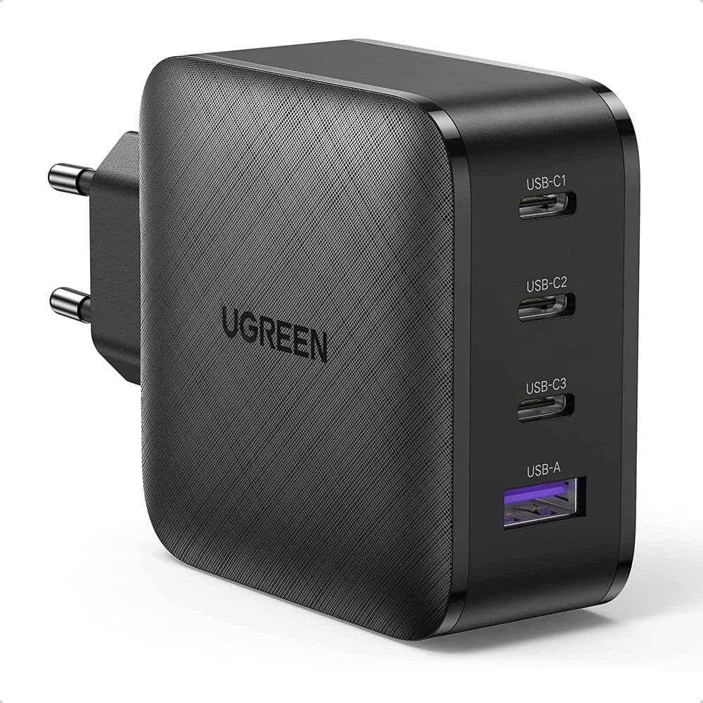 Сетевое зарядное устройство UGREEN CD224 6USB-A+3*USB-C 65W GaN Tech Fast Charger EU. Цвет: черный