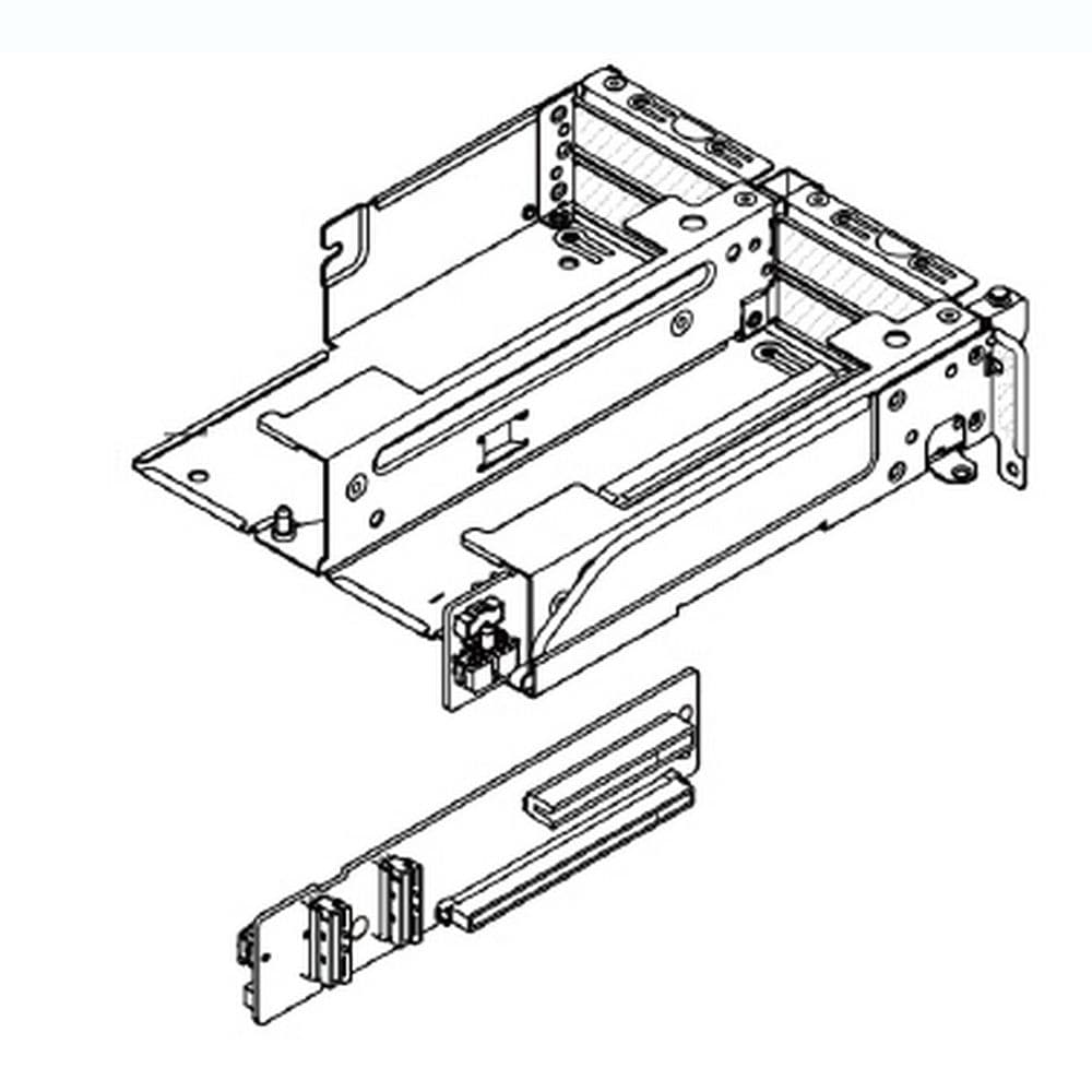 Райзер-карта Lenovo ThinkSystem V3 2U PCIe Gen5 Riser 3/4-part 2 for Rear 10 slots 