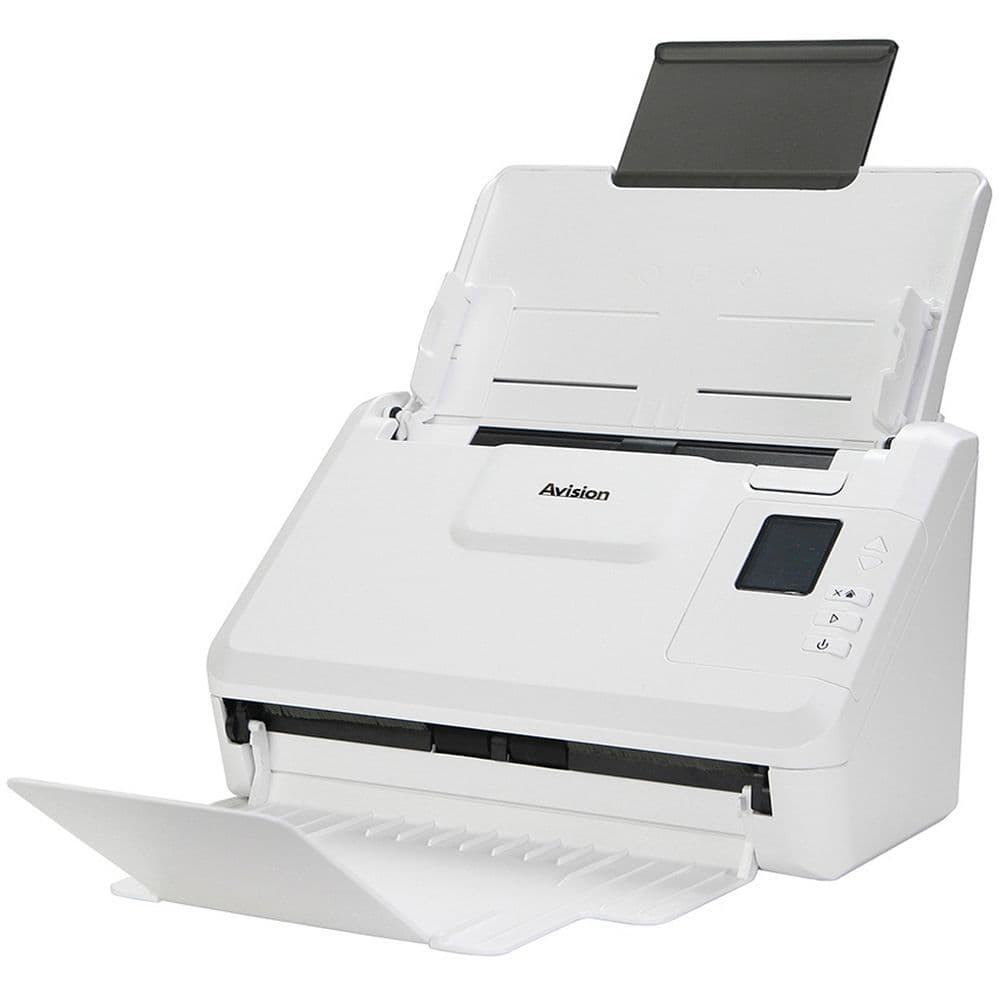 Avision AD335WN А4, Сканер, Протяжный, Цветная, 80 (двуст.)/40(одностр.)стр/мин, 600x600dpi, 512Мб, 50АПД, USB/Ethernet/Wi-Fi, MAX. До 4000 скан./день 000-0965-02G