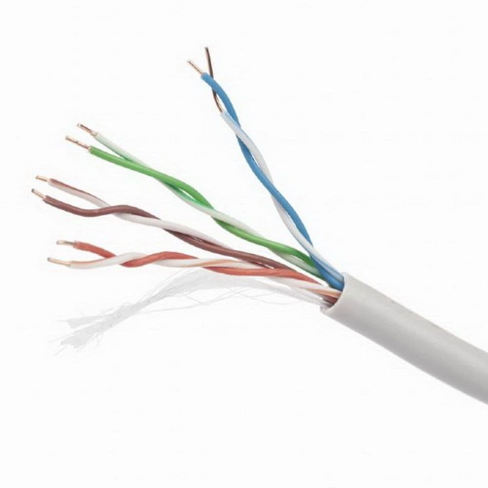 Кабель Cablexpert Bad Pack UPC-5004E-SO/100C, UTP5e, 4 пары, 0.48 мм, медь, однож., 100 м, Fluke Test, серый