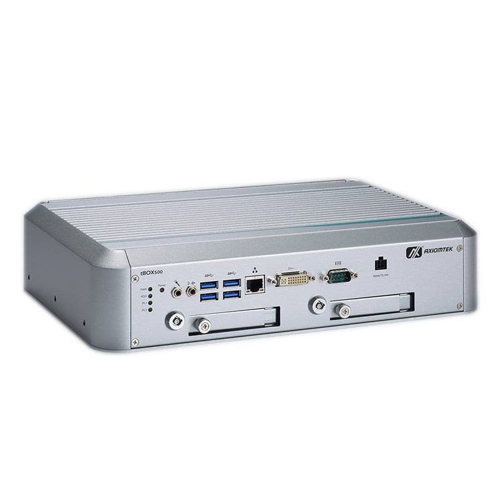 Платформа системного блока с ЦПУ Axiomtek tBOX500-510-FL-Celeron-TVDC (E0A2106061) Индустриальная платформа( безвентиляторная, процессор «Celeron 3965U, 2.2ГГц, DDR4, DVI-I, GbE LAN, COM, 4xUSB 3.0, отсеки 2x2.5» SATA, mSATA, Audio, 9-36 В DC ACC Ignition, -40...+70C)»
