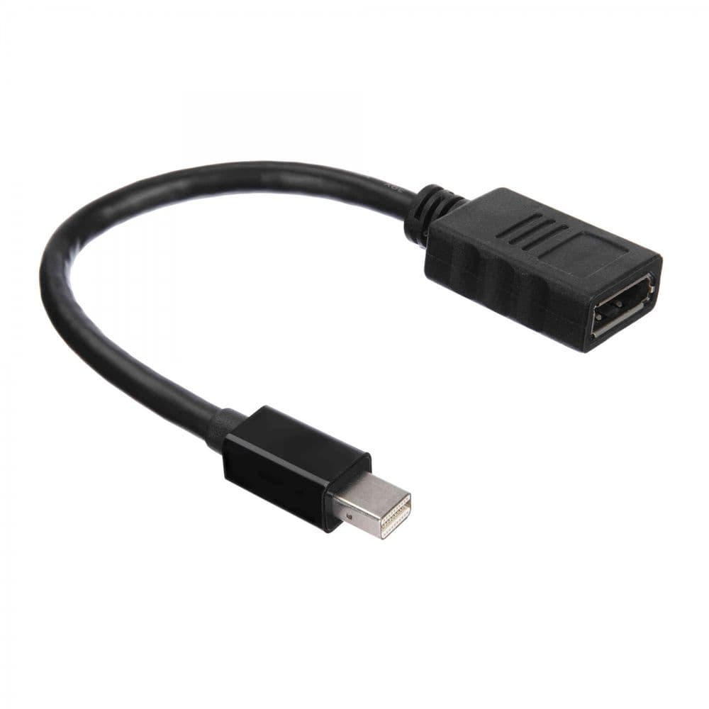 Кабель-адаптер ACD-DAMDF-01B |ACD-DAMDF-01B| mDP-DP, Golden Plated, 20m/20f, Черный, 0.2м