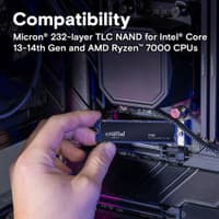 Твердотельный накопитель SSD Crucial T705 2TB PCIe Gen5 NVMe M.2 SSD CT2000T705SSD3 - фото 6