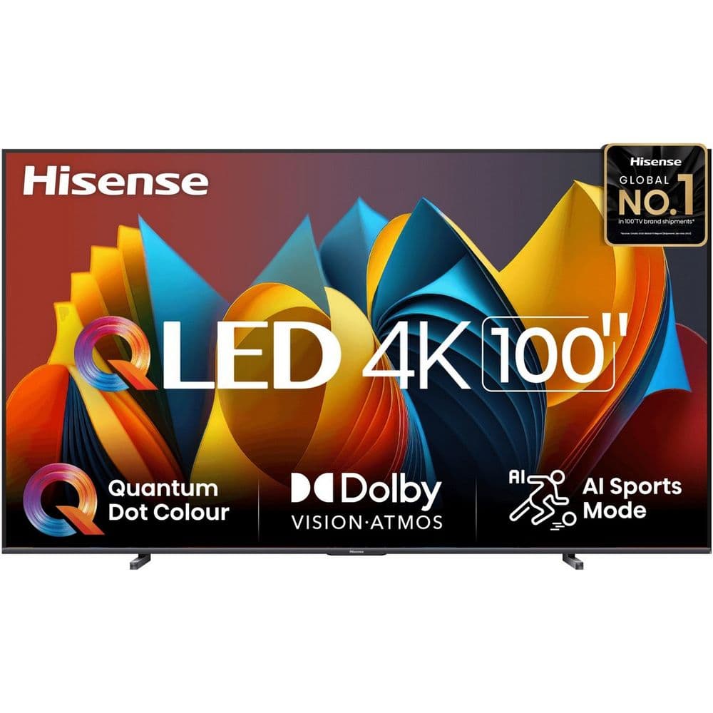 100" Телевизор Q-LED HISENSE 100E7NQ