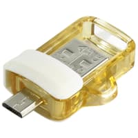 Флешка USB 64 Gb SanDisk Ultra Android Dual OTG, m3.0/USB 3.0, White-Gold - фото 2
