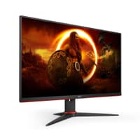 Монитор AOC 23.8" 24G2SAE/BK Black-Red (VA, 1920x1080, HDMI+HDMI+DP, 1 ms, 178°/178°, 350 cd/m, 3000:1, 165Hz, MM) - фото 1