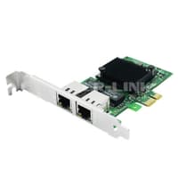 Сетевой адаптер LR-LINK LREC9222HT Intel I350 AM2 PCI-E x1 1GB 2 X RJ45 - фото 1
