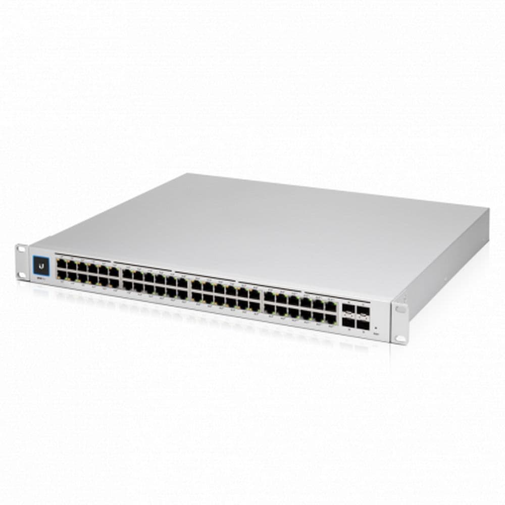 Коммутатор Ubiquiti UniFi Switch Pro 48 PoE |USW-Pro-48-POE| Ubiquiti PoE-коммутатор в стойку, 48х 1G RJ45, 4х 10G |USW-Pro-48-POE| SFP+, раздача 600 Вт