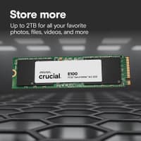 CT2000E100SSD8 - 2Tb CRUCIAL E100 NVMe 5000/4500 PCIe Gen4 - фото 3