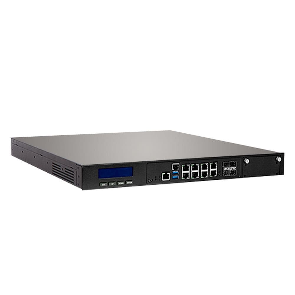 Корпус Caswell CAR-3070  1U Rackmount, Формат мат.платы - проприетарный, Отсеки: 1x3.5’’ SATA HDDs or 2x2.5” SATA HDDs, Разъемы: 2xUSB, 10xRJ-45, Размер (ШВГ): 438x44x430mm, Без PSU Caswell