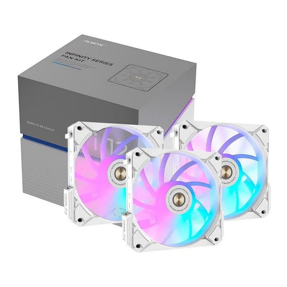 Вентилятор в корпус ALSEYE Bad Pack COOLING FAN Kit i12W-K3 White Dimensions: 120 x 120 x 25mm
Voltage: DC 12V
Current: 0.21A
Fan Speed :800-1800±10%
Max. Air Flow: 31.18-73.92CFM
Max. Air Pressure: 0.56-2.1mmH20
Max. Noise: 20-33.2dBA
Bearing Type : FDB Bearing
Life Expectancy : 70,000 hours bp