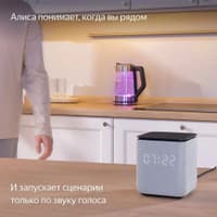 Умная колонка Yandex Станция Миди Алиса оранжевый 24W 1.0 BT/Wi-Fi 10м (YNDX-00054ORG) - фото 17