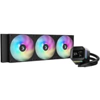 R-SPT420-BKDSMP-G-1 - Кулер с водяным охлаждением, Deepcool, SPARTACUS 420 R-SPT420-BKDSMP-G-1, Intel 1851/1700 и AMD AM5/AM4, TDP 300W, 3*140мм, 500-2000 RPM±10%, 112.5 CFM, 32.89 dB(A), Черный - фото 1