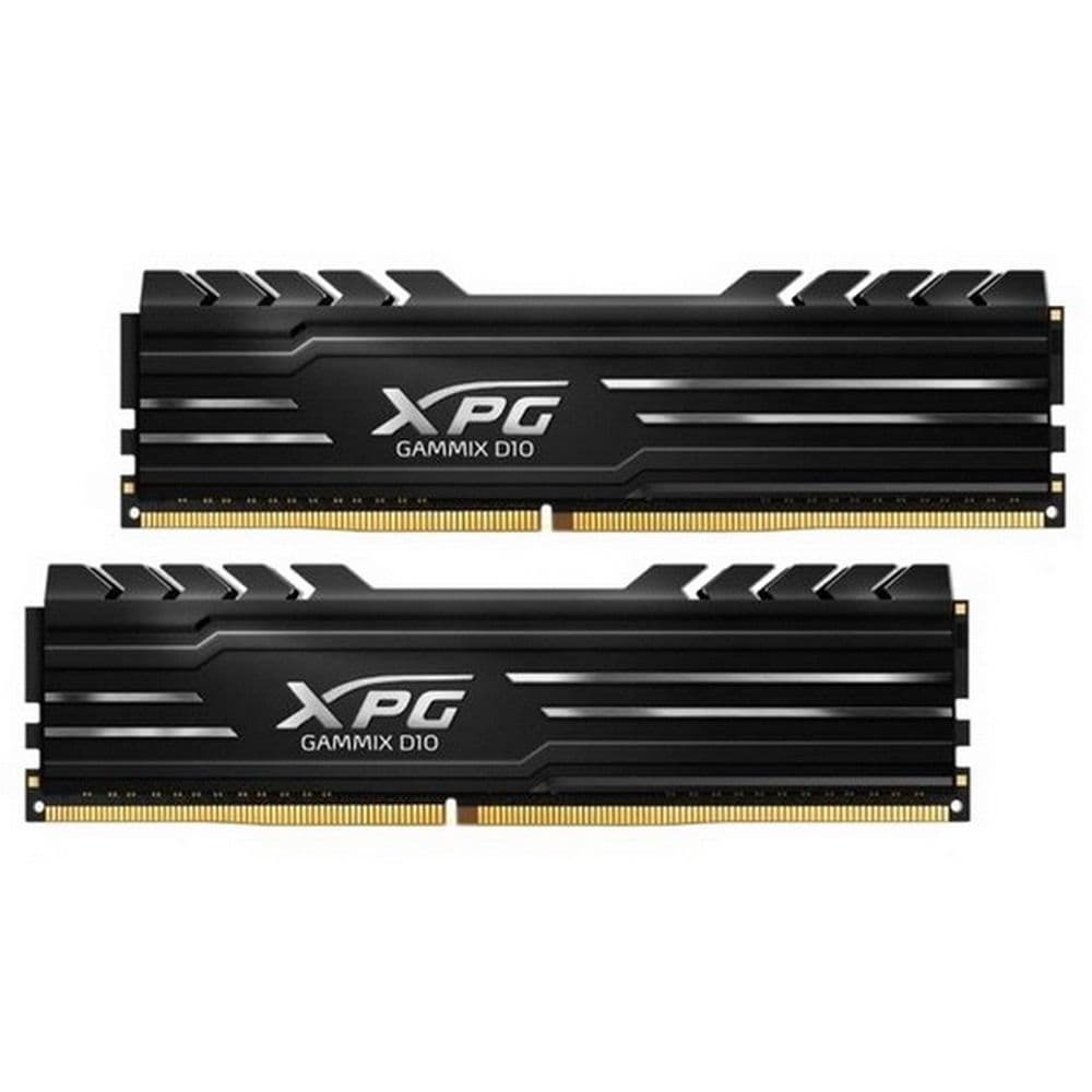 Модуль памяти ADATA XPG GAMMIX D10 Black Gaming Memory AX4U320016G16A-DB10 32GB DDR4 3200 DIMM Non-ECC, CL16, 1.35V, Heat Shield, Kit (2x16GB), RTL, (931641)