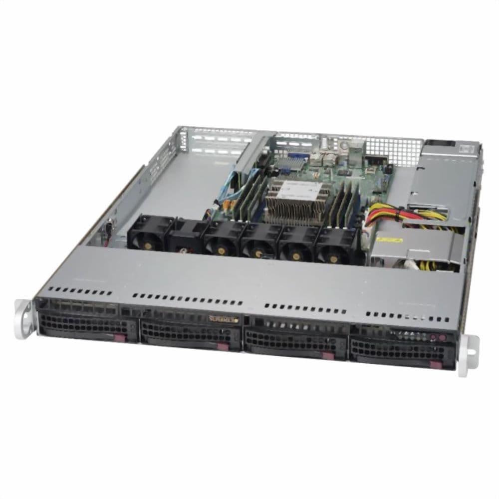 Платформа системного блока SuperMicro SYS-5019P-WT 1U Rackmount  CSE-815TQC-605WB  X11SPW-TF  SATA3; RAID 0, 1, 5, 10