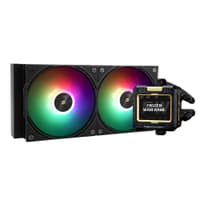 Жидкостная система охлаждения Thermalright Вентилятор Cooler Thermalright Frozen Warframe 240 Black Argb/ Display/ all Intel/AMD - фото 1