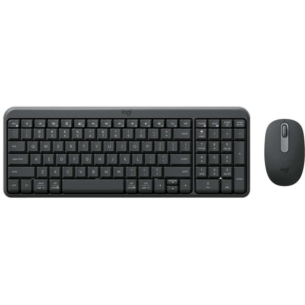 Клавиатура + Мышка беспроводные BT Logitech MK250,Graphite (920-013853)