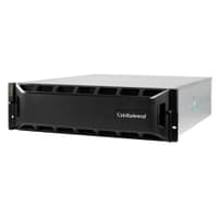 Сетевой накопитель Infortrend GSe 10162-D 3U/16bay, supports NAS, block, object storage and cloud gateway, sing le controller subsystem including 1x12Gb SAS EXP. Port, 4x1G iSCSI ports +1x host board slot(s), 2x4GB, 2x(PSU+FAN Module ), 16xdrive trays and 1xRackmount kit - фото 3