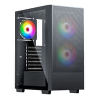 Корпус ACD Citadel 106 ATX, Black, USB3.0*1, USB*2+HD audio ,1*12cm ARGB rear+2*14cm ARGB front ,TG - фото 1