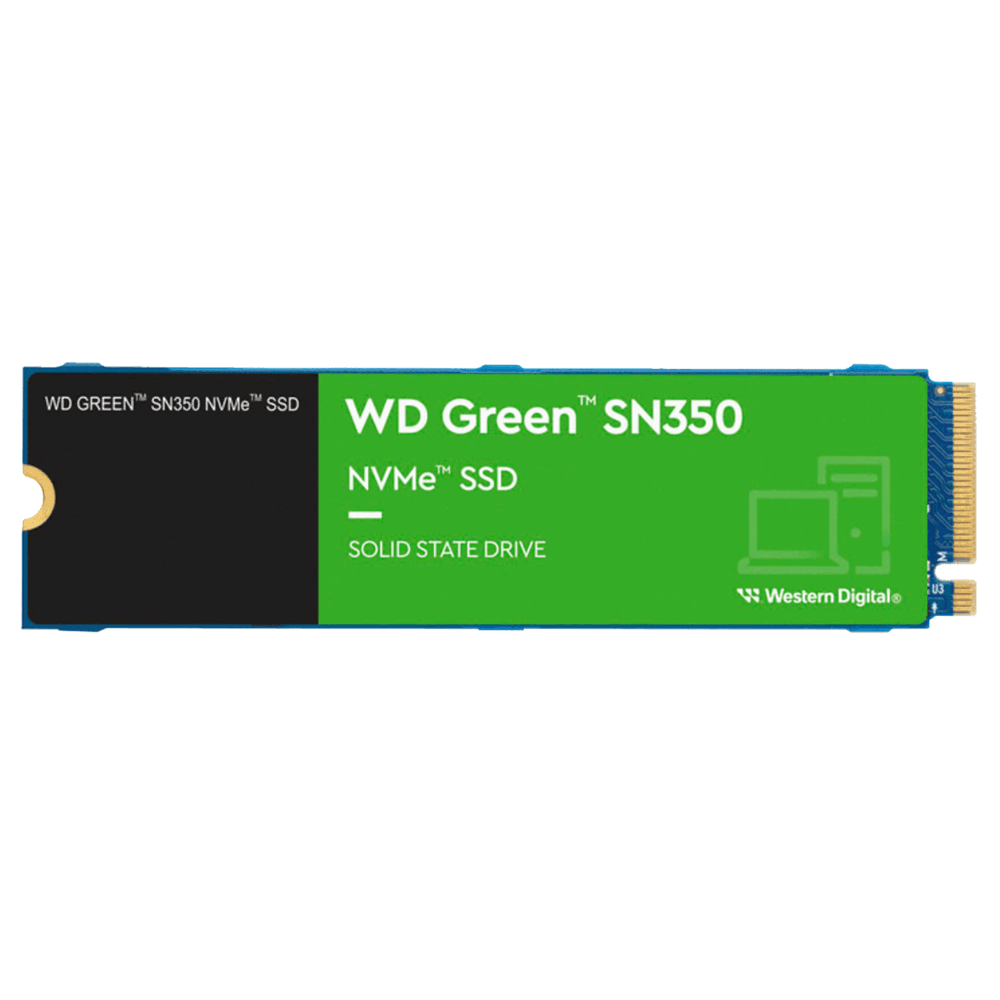 Твердотельный накопитель SSD Western Digital Bad Pack WD Green SN350 WDS500G2GOC 500GB M2.2280 NVMe PCIe Gen3х4 bp
