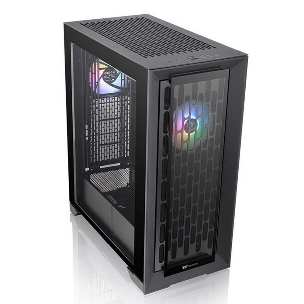 Корпус Thermaltake CA-1X8-00F1WN-01 CTE T500 TG ARGB/Black/Win/SPCC/Tempered Glass*2/CT140 ARGB Fan*3/Brown Box 