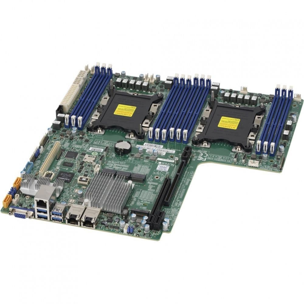 Материнская плата SuperMicro MBD-X11DDW-NT-O 12.3 x 13.4" LGA 3647 Up to 1.5TB 3DS ECC RDIMM ntel® C622 controller for 14 SAT 6 USB 3.0 ports (4 rear + 2 headers) Type A 1 VGA port (264605)