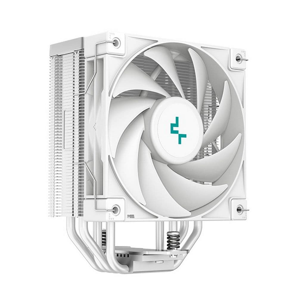 Вентилятор Deepcool AK400 WH (White, Height 155mm, 6mm x 4pcs, Fan 120mm, 500;1850RPM ±10%, < 29 dB(A), 4-pin PWM, TDP 220W, Al+Cu, Screw, Socket AMD AM5/AM4, Intel LGA1700/1200/115x) (R-AK400-WHNNMN-G-1)