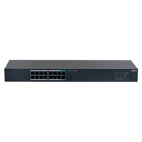 DAHUA DH-SG1016 16-портовый гигабитный неуправляемый коммутатор, 16xRJ45 1Gb, коммутация 32 Гбит/с, MAC-таблица 8К, металл - фото 2