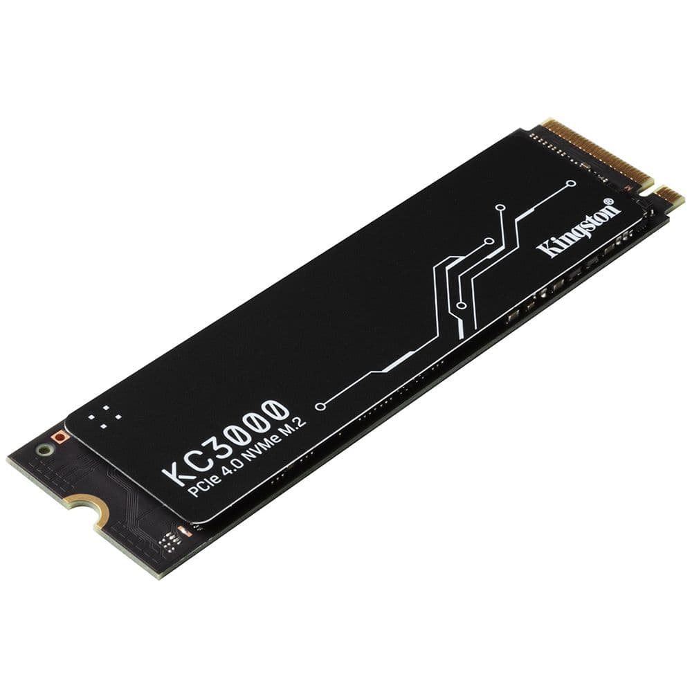 Твердотельный накопитель SSD Kingston KC3000 M.2 2280 SKC3000S/512G 512GB Client SSD PCIe 4.0 NVMe, 7000/3900, IOPS 450/900K, MTBF 1.8M, 3D TLC, 400TBW, 0.71DWPD, with Heat Spreader (5 лет), RTL (324402)