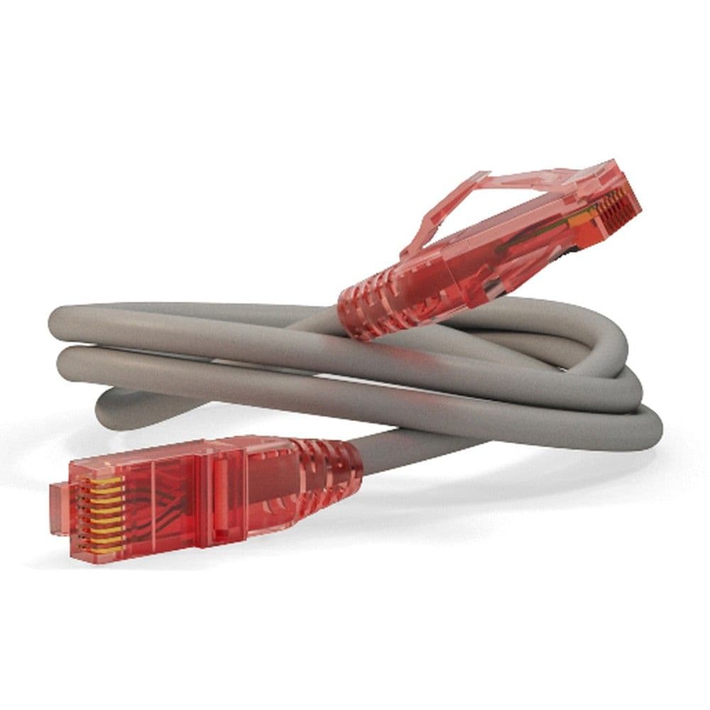 Кабель Hyperline Hyperline PC-LPM-UTP-RJ45-RJ45-C5e-0.5M-LSZH-GY Патч-корд U/UTP, Cat.5e (100% Fluke Component Tested ), LSZH, 0.5 м, серый (011176)