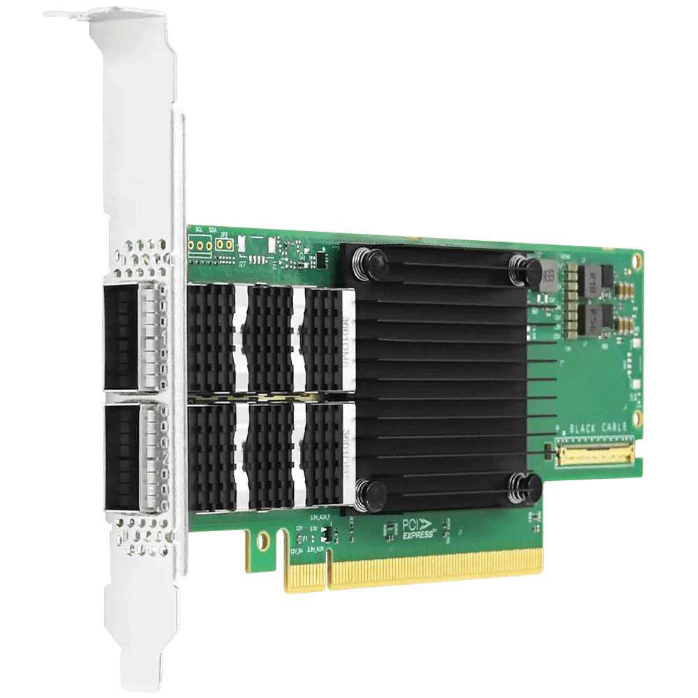 Сетевой адаптер LR-Link LRES1160PF-2QSFP56 PCIe4.0 x16 Dual Port 200G NIC Card