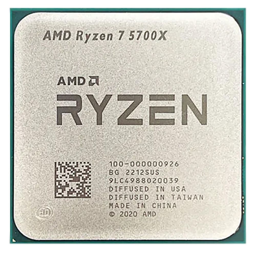 Центральный Процессор AMD RYZEN 7 5700X BOX (Vermeer, 7nm, C8/T16, Base 3,40GHz, Turbo 4,60GHz, Without Graphics, L3 32Mb, Default TDP 65W, w/o cooler, SAM4)