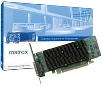 Видеокарта Matrox M9140 LP PCIe x16(M9140-E512LAF), PCI-Ex16, 512MB, DDR2,Low Profile Bracket, Connector- KX-20, KX-20 to 4xDVI-I cable, 4x DVI-HD15, Max Digital/Analog Resolution per Output 1920x1200, RTL - фото 1