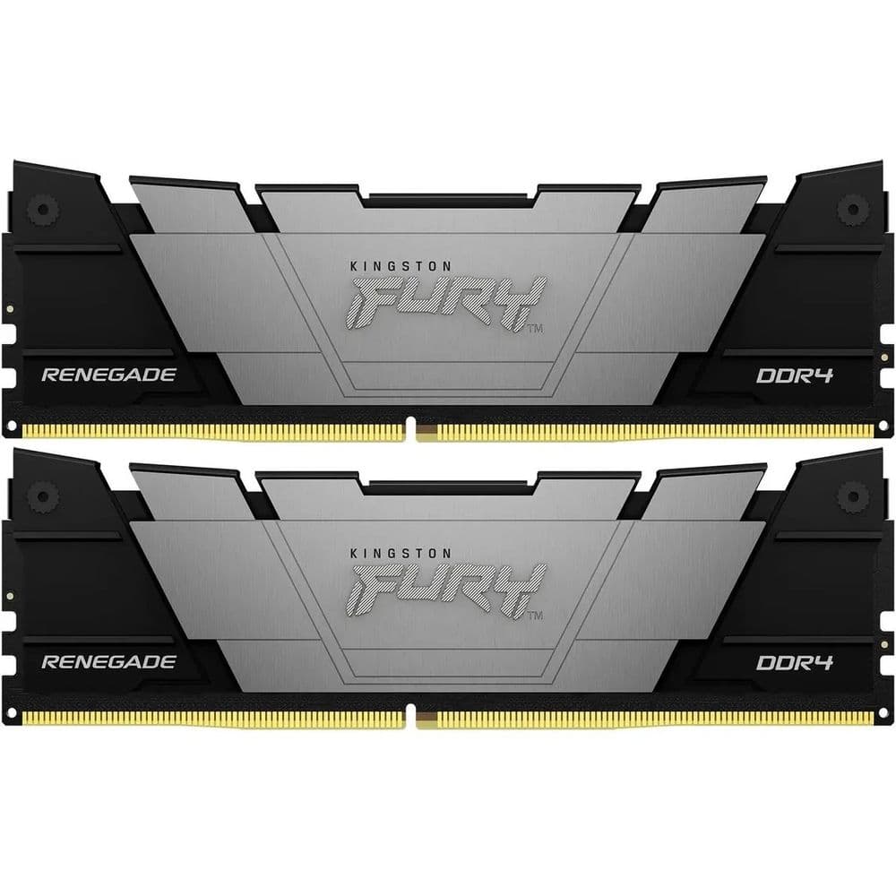 Модуль памяти Kingston 16GB DDR4 4000 FURY Renegade Black XMP Non-ECC Unbuffered DIMM (Kit 2*8gb) 1RX8 19-23-23 1.35V 288-pin 8Gbit