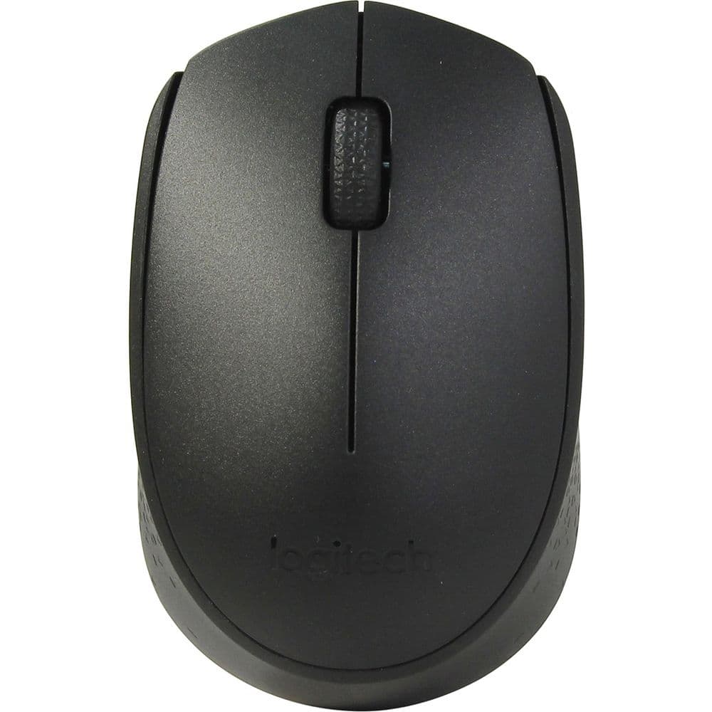 Мышь беспроводная Logitech B170 Black |910-004798| черная, оптическая, 1000dpi, 2.4 GHz/USB-ресивер, (065062)
