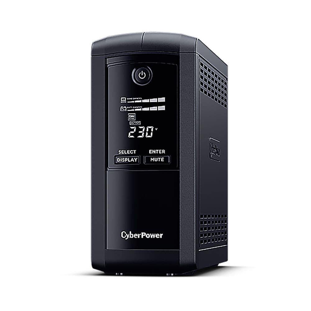 Источник бесперебойного питания ИБП Line-Interactive CyberPower VP1000EILCD 1000VA/550W USB/RS-232/RJ11/45  (6 IEC С13) 
