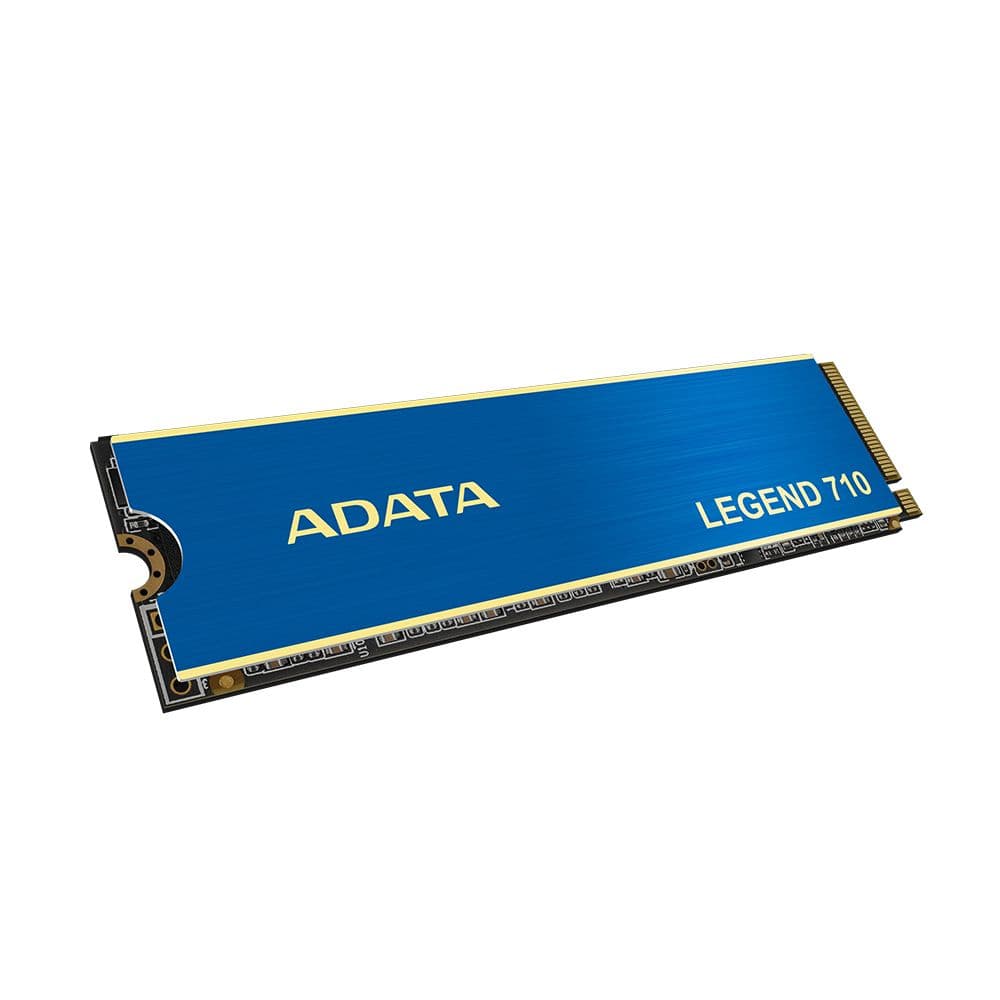 Твердотельный накопитель SSD ADATA ALEG-710-1TCS PCIe Gen3x4 with NVMe, 2400/1800, IOPS 180/150K, MTBF 1.5M, 3D NAND, 260TBW, 0,24DWPD, Heat Sink, RTL