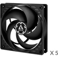 Вентилятор корпусной ARCTIC Cooling P12 PWM PST Value pack (black/black) (5pc) (ACFAN00137A) - фото 7