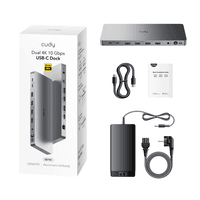 Станция докирования 13-IN-1 10Gbps USB-C Dual 4K Docking Station 150W PSU - фото 5
