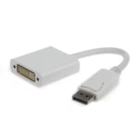 Переходник Cablexpert DisplayPort -> DVI A-DPM-DVIF-002-W 20M/29F, белый, пакет - фото 1