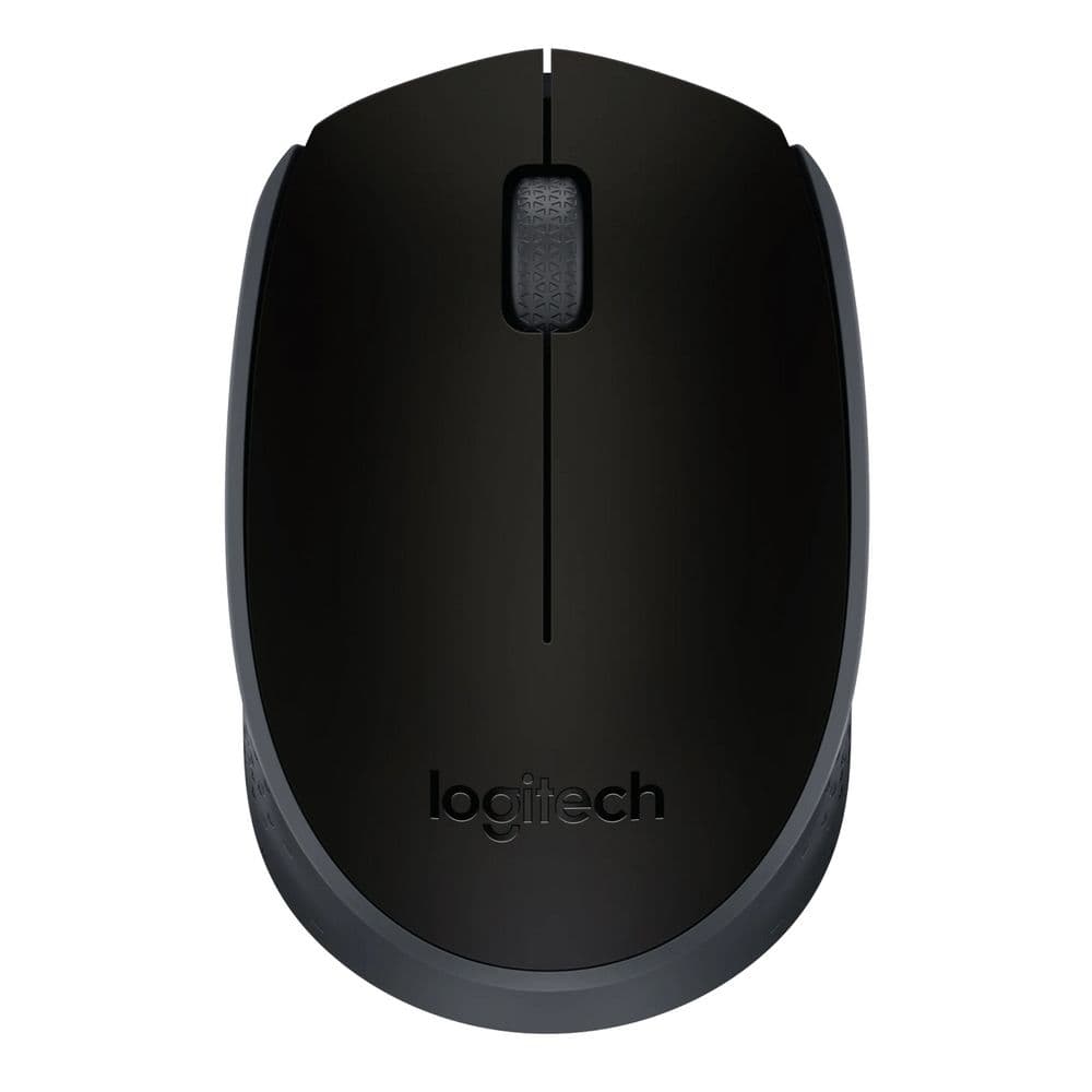 Мышь беспроводная Logitech M171 Black черная, оптическая, 1000dpi, 2.4 GHz, USB-ресивер