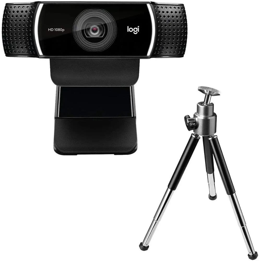Веб-камера Logitech 960-001088/960-001089  WebCam C922 Pro Stream {USB 2.0,1920*1080, 2Mpix foto, Mic, Black} 